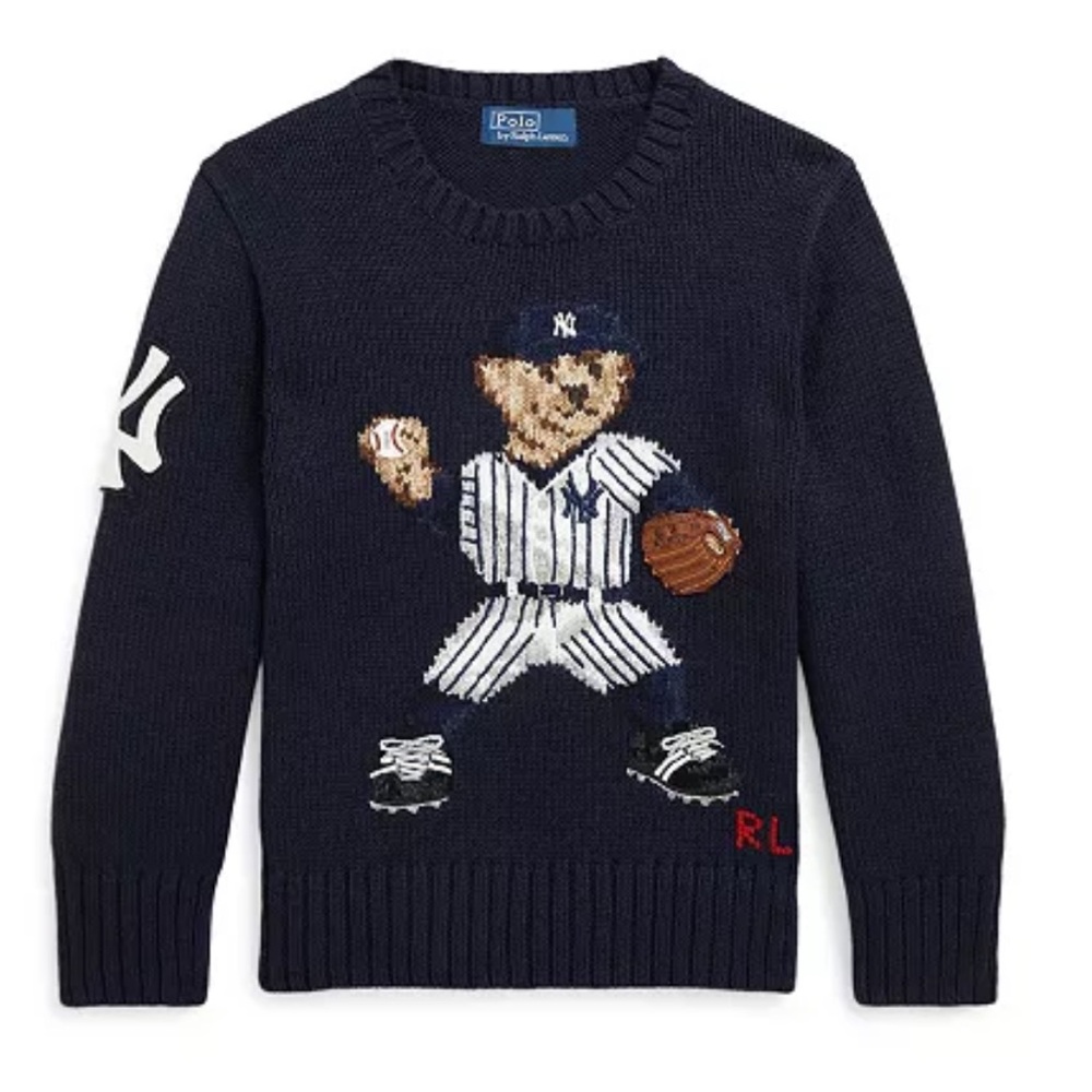 Polo Ralph Lauren
Toddler and Little Boys Yankees Bear Sweater